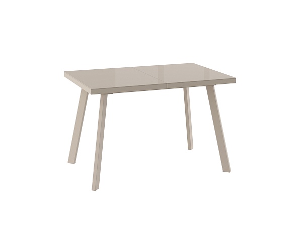 Стол BORG-120, стекло, капучино