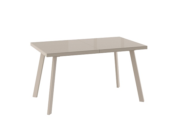 Стол BORG-140, стекло, капучино