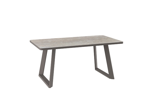 Стол LOFT LUX RADIAL-160,HPL-пластик, камень светлый