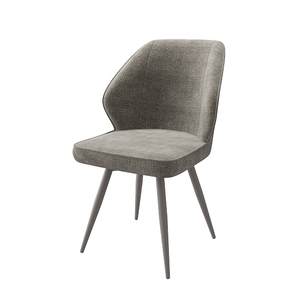 Стул КРАШ-360, серый, серебристый