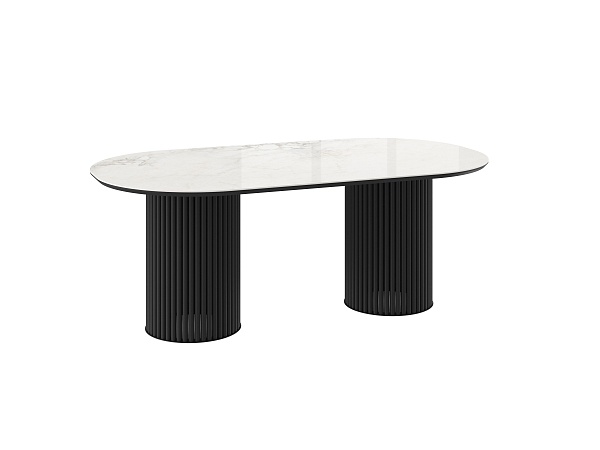 Стол ASKAR SOFT-200, бежевый, керамика