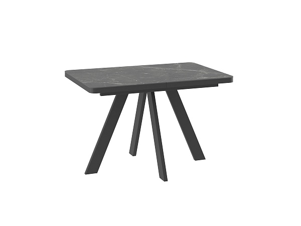 Стол BOBY RADIAL-120, керамика, темный камень