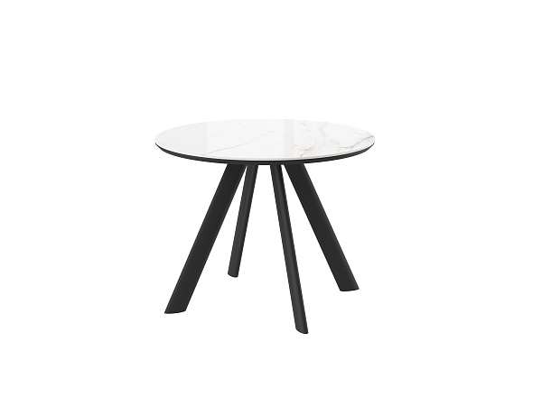 Стол RONDY-100, керамика, бежевый